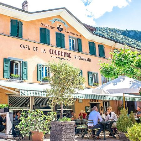 Auberge Communale De La Couronne Yvorne Exteriör bild